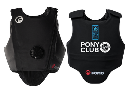 The Pony Club FOMO FAZE Body Protector -Equestrian Safety with DION™ Technology