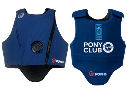 The Pony Club FOMO FAZE Body Protector -Equestrian Safety with DION™ Technology