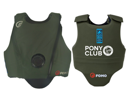 The Pony Club FOMO FAZE Body Protector -Equestrian Safety with DION™ Technology