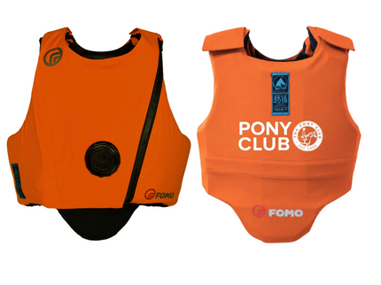 The Pony Club FOMO FAZE Body Protector -Equestrian Safety with DION™ Technology