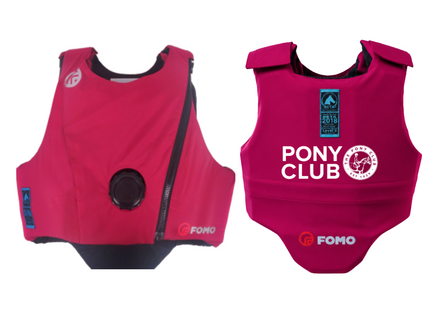 The Pony Club FOMO FAZE Body Protector -Equestrian Safety with DION™ Technology