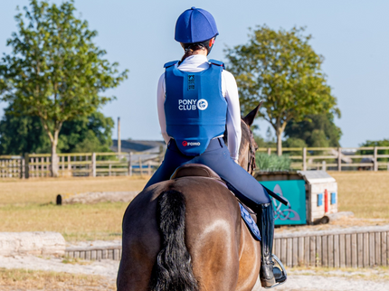 The Pony Club FOMO FLIP Body Protector – Children's Equestrian Safety with DION™ Technology