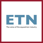 Logo of ETN with text 'The voice of the equestrian industry' on a white background.
