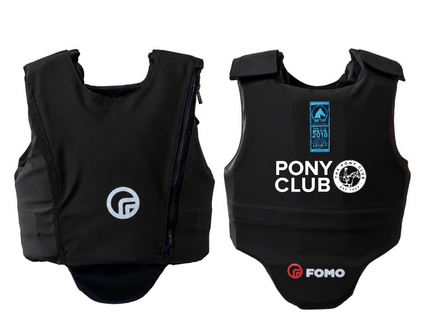 The Pony Club FOMO FLIP Body Protector – Children's Equestrian Safety with DION™ Technology