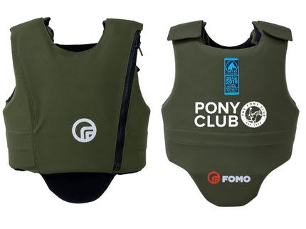 The Pony Club FOMO FLIP Body Protector – Children's Equestrian Safety with DION™ Technology