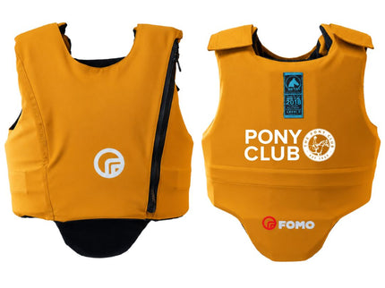 The Pony Club FOMO FAZE Body Protector -Equestrian Safety with DION™ Technology