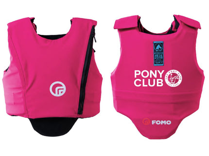 The Pony Club FOMO FAZE Body Protector -Equestrian Safety with DION™ Technology