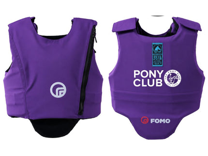 The Pony Club FOMO FAZE Body Protector -Equestrian Safety with DION™ Technology