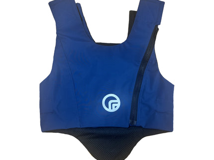 Blue FLIP Cover with a logo on a white background