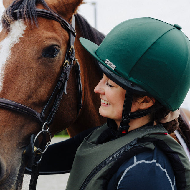 hat silks and girls with horse