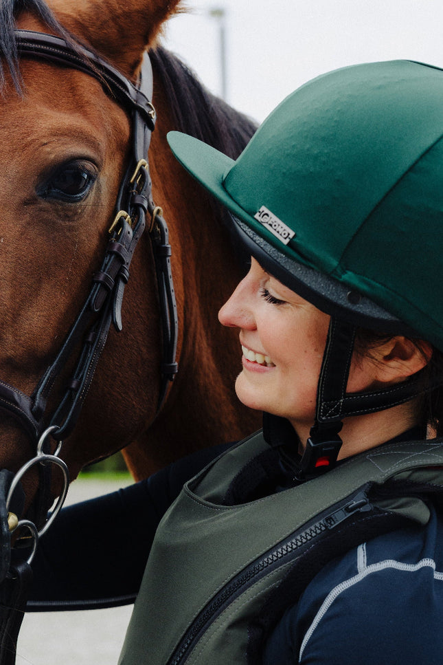 hat silks and girls with horse